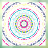 kleurrijk mandala raamsticker (Vel 3)