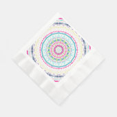 kleurrijk mandala servet (Hoek)
