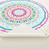kleurrijk mandala sherpa deken (3/4)