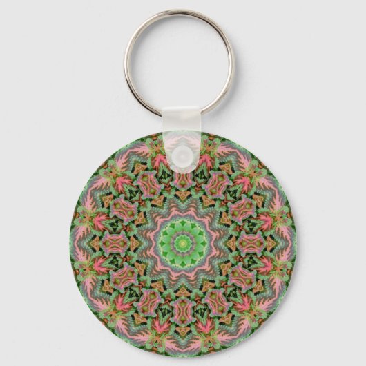 kleurrijk mandala sleutelhanger (Voorkant)