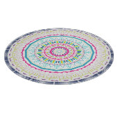 kleurrijk mandala snijplank (Hoek)