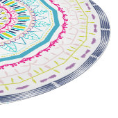 kleurrijk mandala snijplank (Hoek)