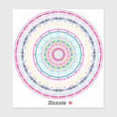 kleurrijk mandala sticker (Vel)