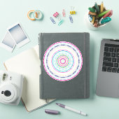kleurrijk mandala sticker (iPad Cover)