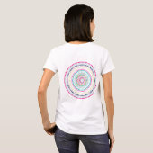 kleurrijk mandala t-shirt (Achterkant volledig)