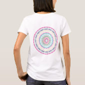 kleurrijk mandala t-shirt (Achterkant)