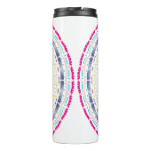 kleurrijk mandala thermosbeker (Achterkant)