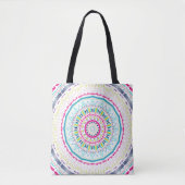 kleurrijk mandala tote bag (Voorkant)