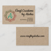 Kleurrijk Mandala Visitekaartje - Pas het aan! (Voorkant / Achterkant)