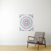 kleurrijk mandala wandkleed (In situ)