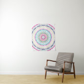 kleurrijk mandala wandkleed (In situ)