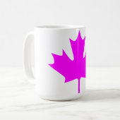 kleurrijk maple leaf - mokken (Voorkant links)