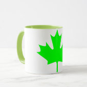kleurrijk maple leaf - mokken (Voorkant links)
