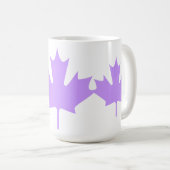 kleurrijk maple leaf - mokken (Voorkant rechts)