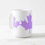 kleurrijk maple leaf - mokken (Voorkant links)