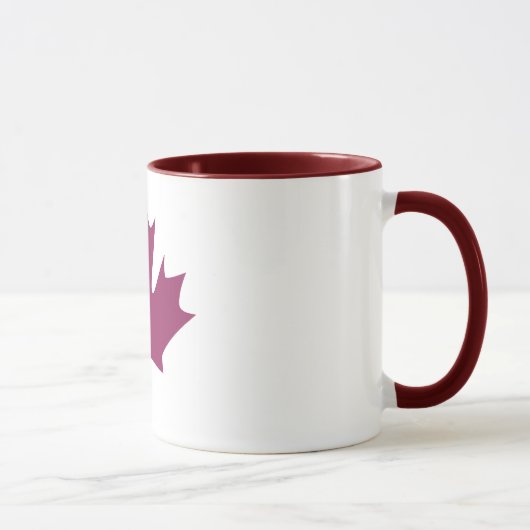 kleurrijk maple leaf - mokken (Rechts)