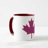 kleurrijk maple leaf - mokken (Voorkant links)