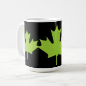 kleurrijk maple leaf - mokken (Voorkant links)