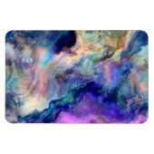 Kleurrijk marmer magneet (Horizontaal)