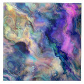 Kleurrijk marmer tegeltje (Voorkant)