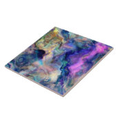 Kleurrijk marmer tegeltje (Zijkant)