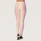 Kleurrijk marmeren golfpatroon | Roze Abstract Leggings (Achterkant)