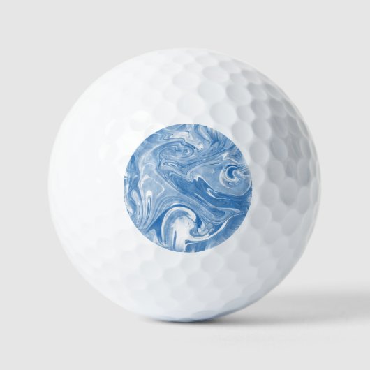 Kleurrijk Marmeren Kunstpatroon. Golfballen (Voorkant)