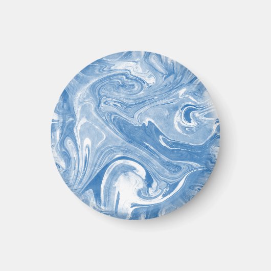 Kleurrijk Marmeren Kunstpatroon. Magneet (Voorkant)