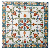 Kleurrijk, Marokkaans, mozaïek, Tegeltje (Voorkant)