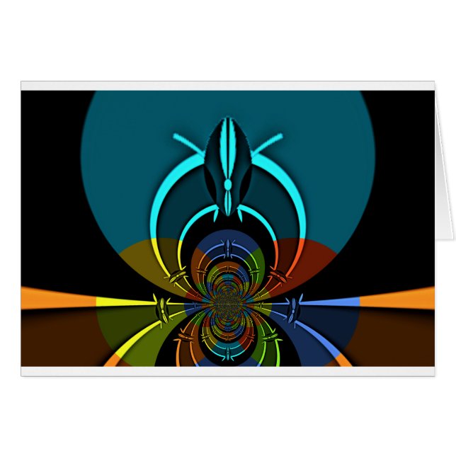 Kleurrijk Masai Shield ontwerp (Voorkant Horizontaal)