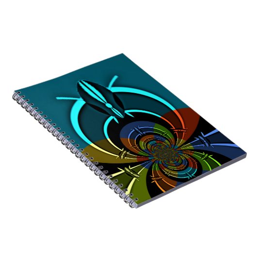 Kleurrijk Masai Shield ontwerp Notitieboek (Rechterzijde)