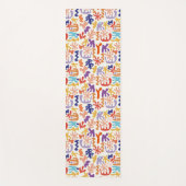 Kleurrijk Matisse-patroon Abstracte botanische vor Yogamat (Voorkant)