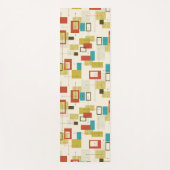 Kleurrijk Medio-Century geometrisch Naadloos Patro Yogamat (Voorkant)
