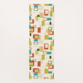Kleurrijk Medio-Century geometrisch Naadloos Patro Yogamat (Achterkant)