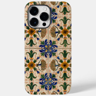 Kleurrijk mediterraan  Floral Pattern Case-Mate iPhone 14 Pro Max Hoesje