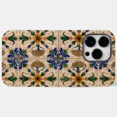 Kleurrijk mediterraan  Floral Pattern Case-Mate iPhone Case (Achterkant (horizontaal))