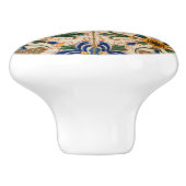 Kleurrijk mediterraan Floral Pattern Keramische Knop (Zijkant)
