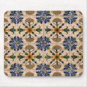 Kleurrijk mediterraan  Floral Pattern Muismat (Voorkant)