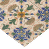 Kleurrijk mediterraan  Floral Pattern Tafelkleed (Gekanteld)