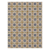 Kleurrijk mediterraan  Floral Pattern Tafelkleed (Voorkant)