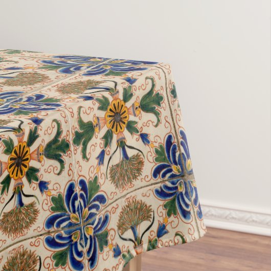 Kleurrijk mediterraan  Floral Pattern Tafelkleed (Voorbeeld)