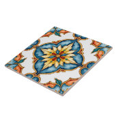 Kleurrijk, Mediterraan, mozaïek, Marokkaans, Tegeltje (Zijkant)