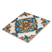 Kleurrijk, Mediterraan, mozaïek, Marokkaans, Tegeltje (Zijkant)