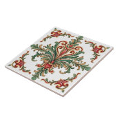 Kleurrijk, Mediterraan, mozaïek, rood, groen, Tegeltje (Zijkant)