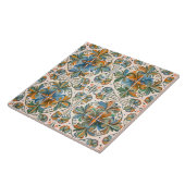 Kleurrijk, mediterraan, mozaïek, tegeltje (Zijkant)