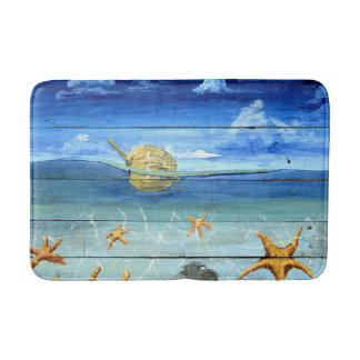 Kleurrijk medium met makreelvis Bath Mat van Yotig