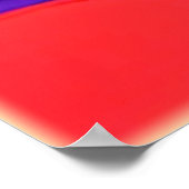 Kleurrijk meer bij zonsondergang poster (Hoek)