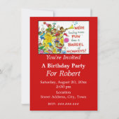 Kleurrijk Meer Plezier dan Barrel of Monkeys Verja Kaart (Voorkant)