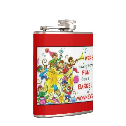  kleurrijk Meer vun vat apen Heupfles (Rechts)