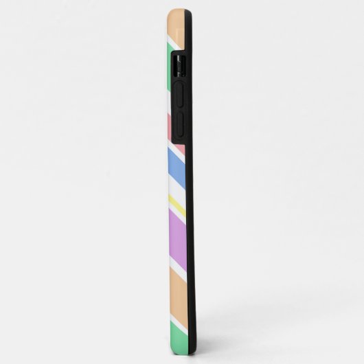 Kleurrijk meisje Diagonaal bereik op maat Case-Mate iPhone Case (Achterkant/links)